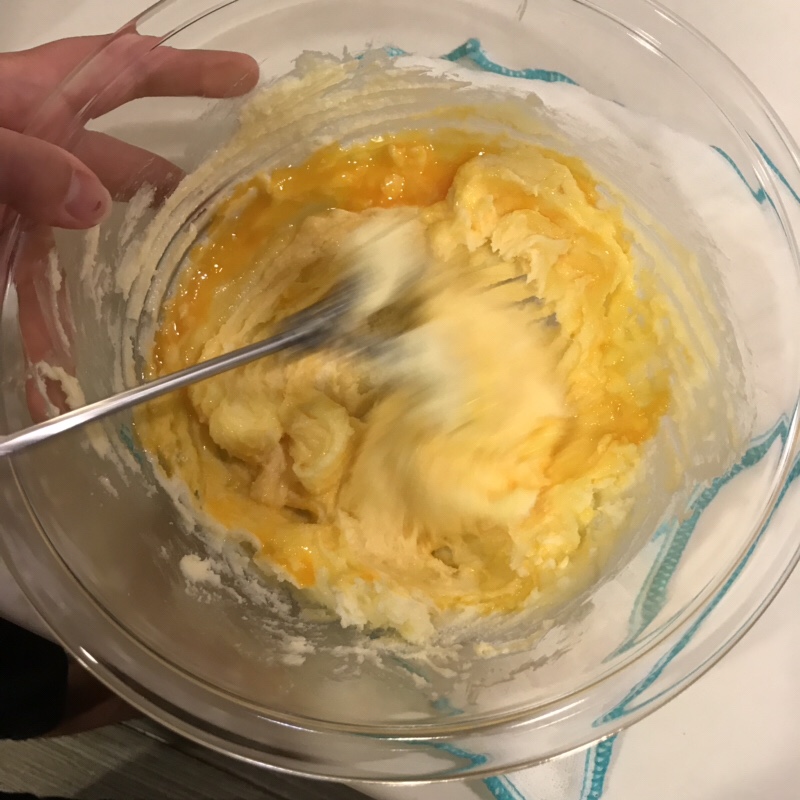 卵とバターを増せる